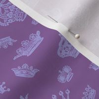 Royal Crowns: Lilac on Orchid