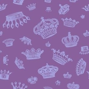 Royal Crowns: Lilac on Orchid