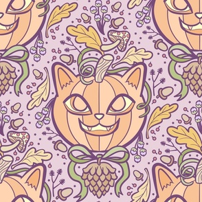 Harvest Kitty in Lavender