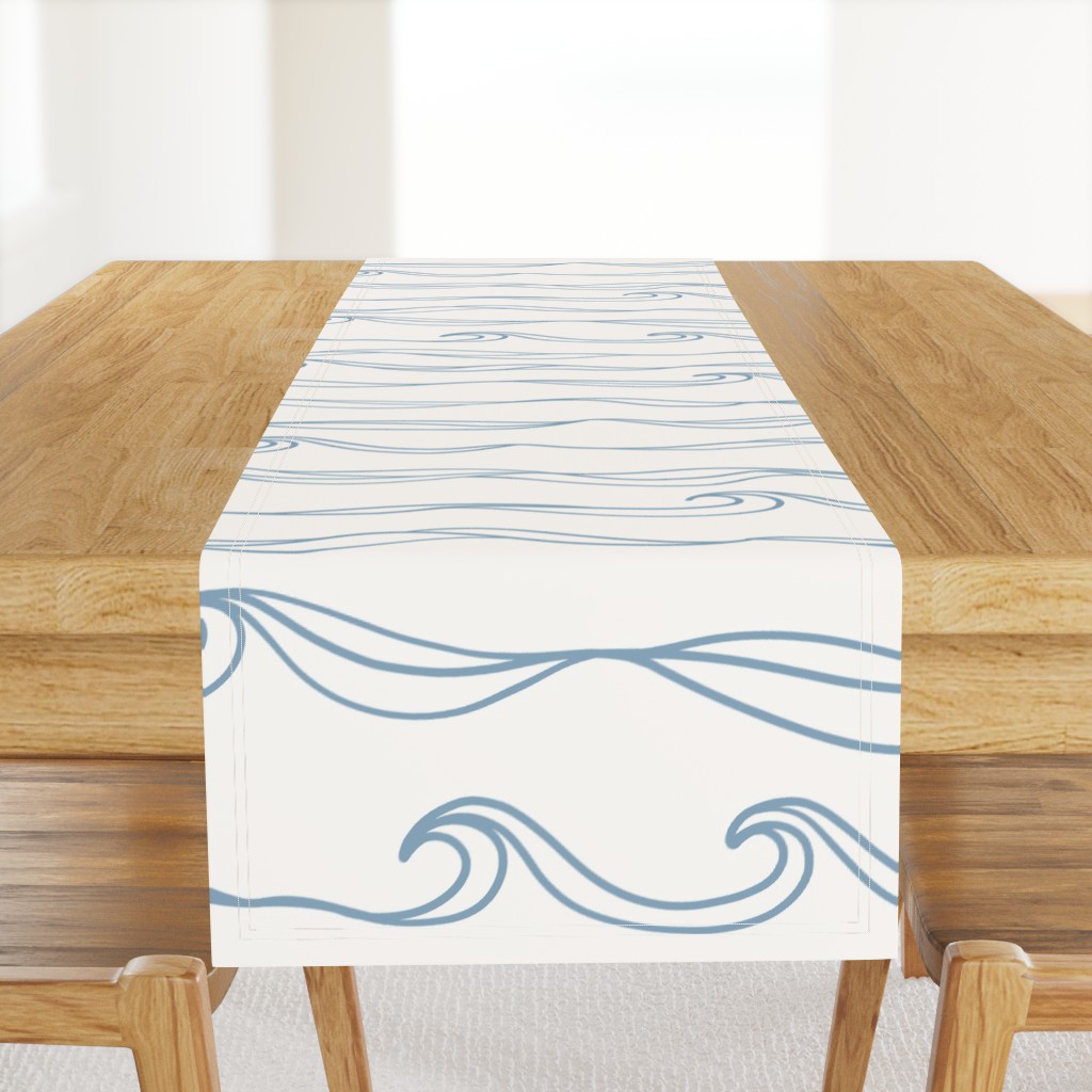 Ocean Waves (On White)