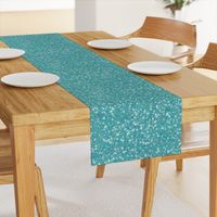 Solid Aqua Blue Faux Glitter -- Glitter Look, Simulated Glitter, Blue Solid Glitter, Aqua Blue Solid Sparkles Print -- 60.42in x 25.00in repeat -- 150dpi (Full Scale) 