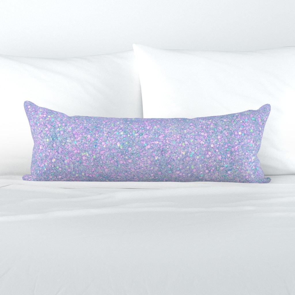 Purple Opalescent Bling Faux Glitter Solid -- Glitter Look, Simulated Glitter, Solid Light Purple Princess Glitter Sparkles Easter Print -- 60.42in x 25.00in repeat -- 150dpi (Full Scale) 