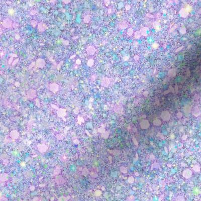 Purple Opalescent Bling Faux Glitter Solid -- Glitter Look, Simulated Glitter, Solid Light Purple Princess Glitter Sparkles Easter Print -- 60.42in x 25.00in repeat -- 150dpi (Full Scale) 