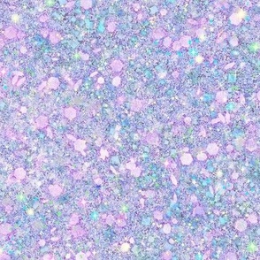 Purple Opalescent Bling Faux Glitter Solid -- Glitter Look, Simulated Glitter, Solid Light Purple Princess Glitter Sparkles Easter Print -- 60.42in x 25.00in repeat -- 150dpi (Full Scale) 