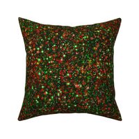 Red Green Christmas Bling Faux Glitter -- Solid Red Green Faux Glitter -- PartyGlitter xea009 -- Glitter Look, Simulated Glitter, Christmas Red Green Glitter Sparkles Print -- 60.42in x 25.00in repeat -- 150dpi (Full Scale) 