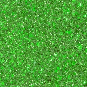 Solid Christmas Green Faux Glitter -- Glitter Look, Simulated Glitter, Christmas Green Glitter Sparkles Print -- 60.42in x 25.00in repeat --   150dpi (Full Scale) 