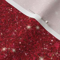 Solid Cherry Candy Red Faux Glitter -- Solid Red Faux Glitter -- PartyGlitter xea006 -- Red Glitter Look, Simulated Glitter, Christmas Red Glitter Sparkles Print -- 60.42in x 25.00in repeat -- 150dpi   (Full Scale) 