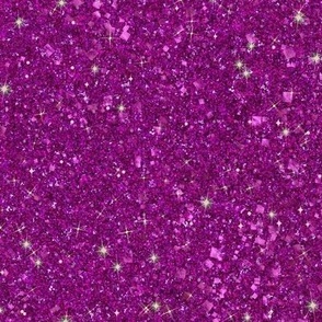 Solid Magenta Purple Faux Glitter -- Glitter Look, Simulated Glitter, Purple Magenta Solid Glitter Sparkles Print -- 60.42in x 25.00in repeat --   150dpi (Full Scale)