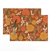 Retro Fall Autumn Florals 