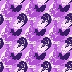 DCK8 - Duck Lace Fantasy in Purple Medley
