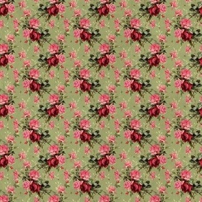 Shabby Chic | Antique Vintage Roses & Florals Seamless Pattern