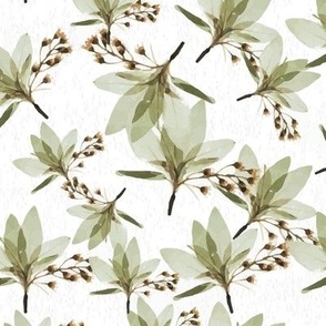 Vintage Olive Leaf