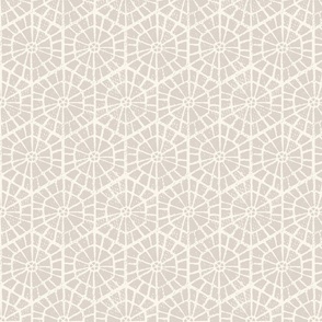 Neutral Geometric Block Print - Warm Gray 1 - Medium