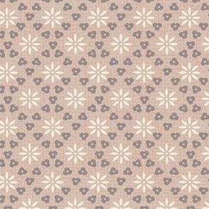 Itsy ditsy abstract floral grey 