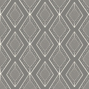 Gray Diamonds Pattern