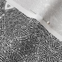 black-white lace