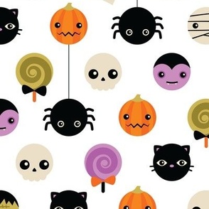 Halloween polka dots