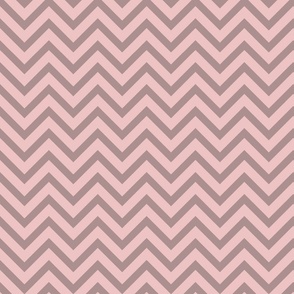 Dusted pink Chevron pastel monochrome