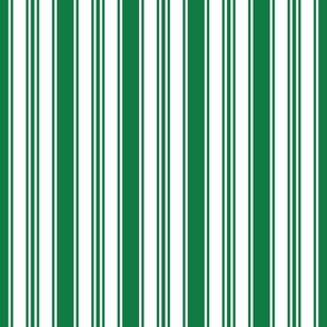 Green ticking stripes