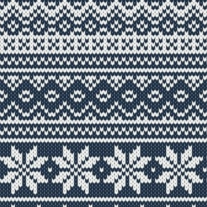 Nordic Holiday sweather BLUE