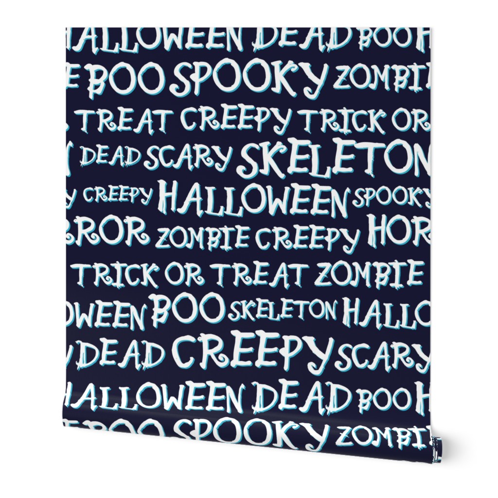 halloween typography