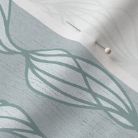 threads waves - vertical - mint