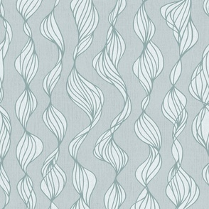 threads waves - vertical - mint