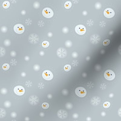 Happy Snowman - Grey (S)