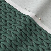 Knit small Pine Green solid
