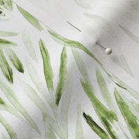 Lighter kelly green eucalyptus leaves - watercolor tropics for modern home decor p171-1-7