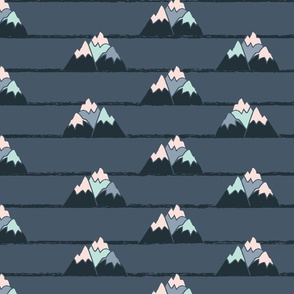 (large scale) mountains and stripes