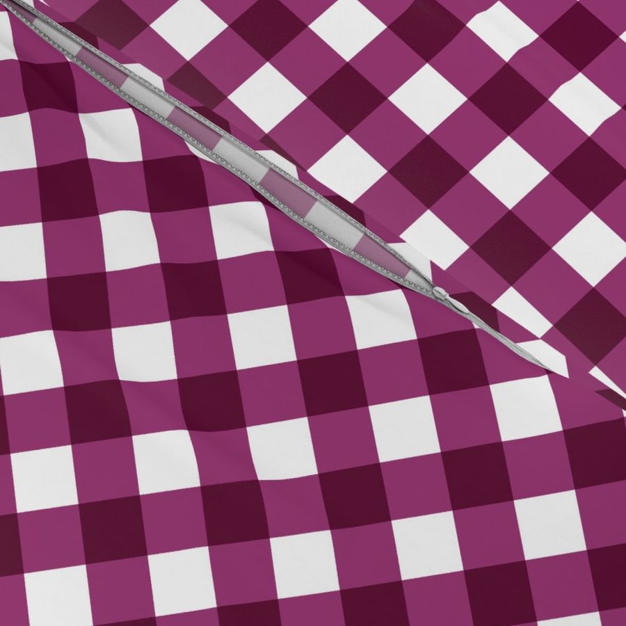 Berry Gingham Large Bias