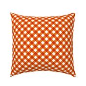 Carrot Gingham Large Bias