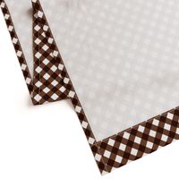 Cinnamon Gingham Large Bias