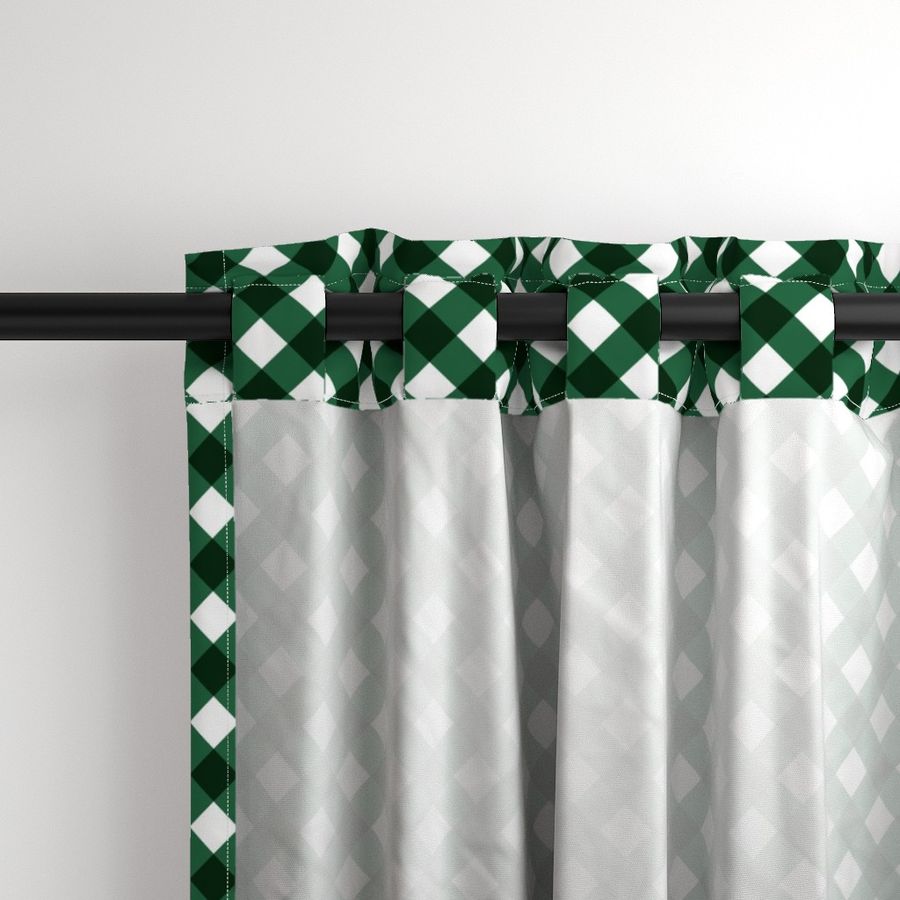 Emerald Gingham Large Bias