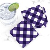 Grape Gingham Large Bias