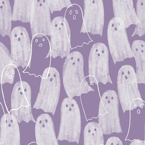 Ghosts on lilac