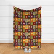 Fall Leaves Patchwork Quilt