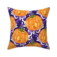 9 inch Abstract Beautiful Pumpkin with 3d Effect 1_2v-2