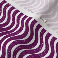 Plum and White Op Art Lines 