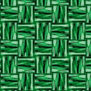 Green Basket Weave