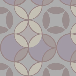 Abstract Geometric Buds and Seeds in neutral colors