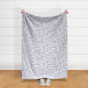 Navy and White Pea Blossoms (large scale)