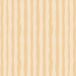 Creamy tan wonky vertical stripe: coordinate to Nocturnal Raccoons, Small scale