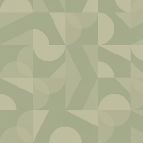 Sage Green Tiles - Medium 4"