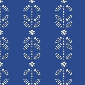 Traditional Patterns on blue