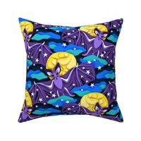 10,5 inch Cute Nocturnal print with 3d Flittermouses 1_2v-1