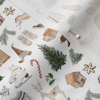 Small / Nordic Christmas - Gingerbread, Scandinavian, Gnomes, Winter