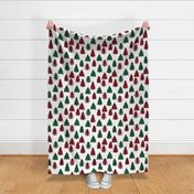 JUMBO buffalo check christmas tree - plaid tree, plaid christmas, christmas tree, -  red and green