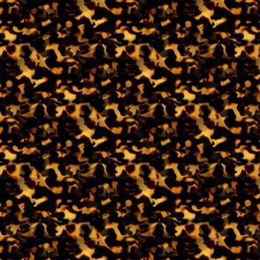 Smaller Gold and Brown Tortoiseshell Seamless Repeat Pattern 